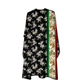 Barber Flow Bengal Tiger Hair Cutting Barber Cape | Adjustable Elastic Neckband Closure | Large King Size