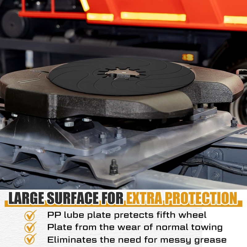 Threlaco 2 Pack 5th Wheel Hitch Lube Plate 12 Inch