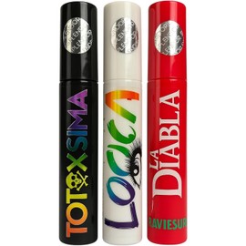 Kit 3 Máscaras de Pestañas Splendor TOXISIMA LOCA DIABLA | Alarga, Da Volumen, Look Impactante