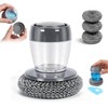 Comfort Grip Soap Dispensing Kitchen Scrub, 2026 Soap Dispenser Cleaning,