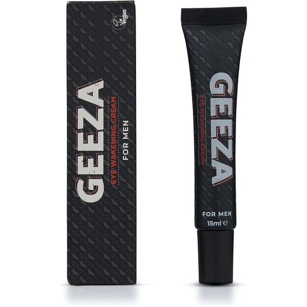 Geeza Men's Eye Cream Reduce Dark Circles and Puffiness, Advanced