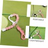 WOONEKY Beaded Golf Stroke Tracker Bracelet for Women Portable Lightweight