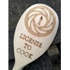 FastCraft JAMES BOND 007 INSPIRED WOODEN BAKING SPOON WOOD KITCHEN