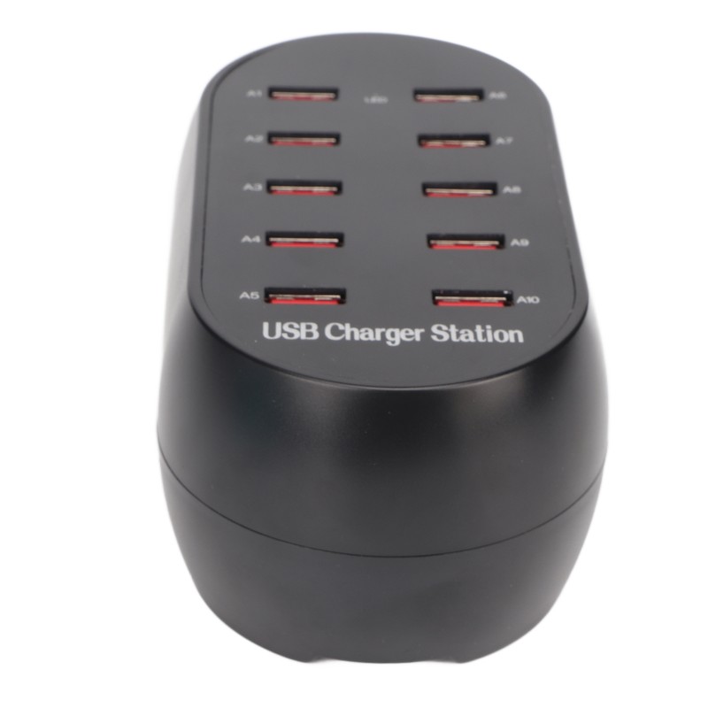 USB Charging Station 10 Port Small Desktop USB Fast Charging
