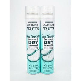 Garnier Fructis Deep Cleansing Invisible Dry Shampoo Aloe Clean 4.4oz Lot of 2