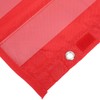 Magnetic Pocket Chart 5 Rows Transparent Schedule Pocket Chart for