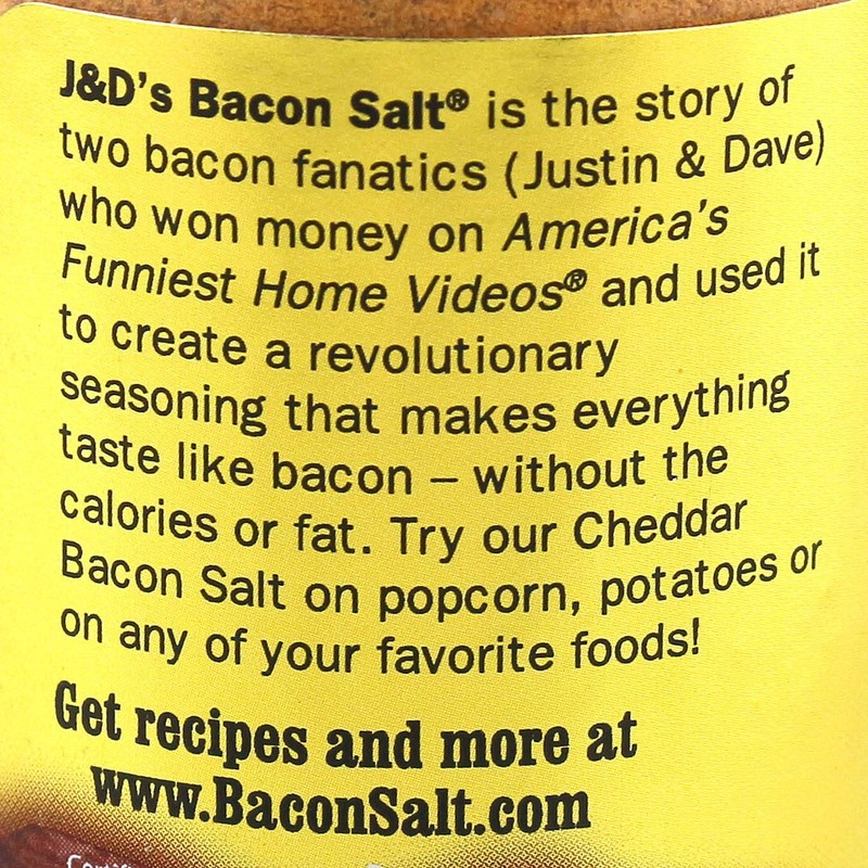 J&D Foods Cheddar Bacon Salt 2.5 Oz