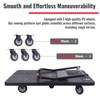 Dawot 1320lbs Foldable Platform Truck Dolly with Swivel Wheels, Heavy