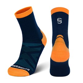 SPIRESNUG Merino Wool Hiking Socks for Men & Women - 19.42 Micron Ultra-Soft with Anti-Blister Technology | Temperature Regulating & Moisture Wicking (1 Pair)