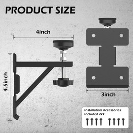 Piclafe Undermount Sink Brackets, Undermount Sink Support, Sink Repair Kit for Narrow Cabinet, Triangular Structure, Strong Support for Fallen Sink, 2pcs(Patent)
