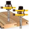 YONICO Tongue and Groove Router Bits Set Up to 3/4-Inch