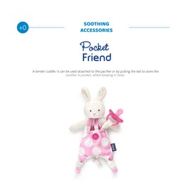 Chicco 00008012100000 Pocket Friend, Girl Bunny (Pink)