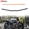 OUMURS 7/8" 22mm Motorcycle Drag Bars Handlebars For Harley Cafe