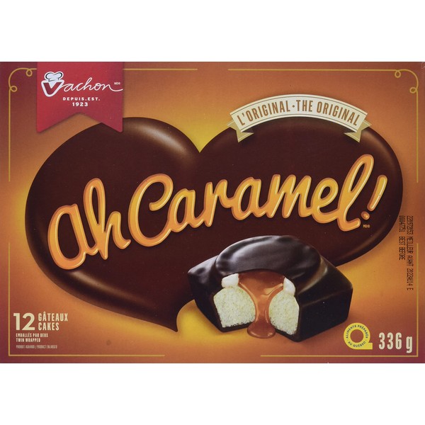 Vachon Ah Caramel! Cake, 1 Count, 336g {Imported from Canada}