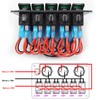 FXC Waterproof Rocker Switch Panel Green 5 Gang with QC3.0