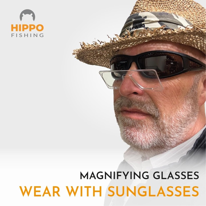 HIPPO OUTDOOR Fly Fishing Sport Glasses with magnet release -