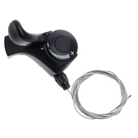 2pcs Bicycle Derailleur, 7 Speed Bicycle Thumb Shifter, Cycling Accessories, Suitable for Mountain Road Folding Bicycle (style)