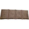 Körnerkissen Bio-Roggen 4-Kammern 50cm x 17cm terracotta/braun