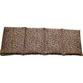 Körnerkissen Bio-Roggen 4-Kammern 50cm x 17cm terracotta/braun