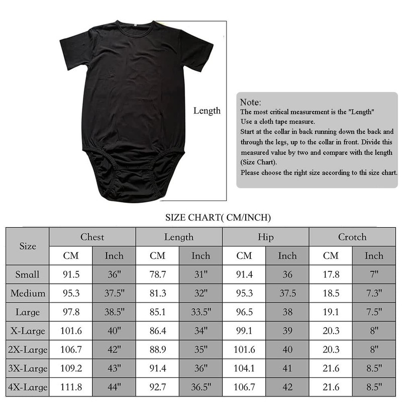KLANNIZEROE - Body clásico sólido a presión, pijama ABDL para