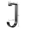 SunsGrove SunsGrove Heavy-Duty 4-Pack Overhead Garage Ceiling Storage Hooks, Add-On