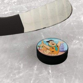 GRAPHICS & MORE The Flintstones Fred Character Ice Hockey Puck