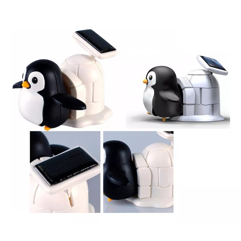 Lecute Pingüino Solar Caminante Armable Juguete Didactico Juego