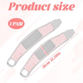 Wrist Supports, 1pair Mesh Wrist Support, Women Kids Wrist Support, Adjustable Size Carpal Tunnel Wrist Splint, Wrist Brace, Right Left Wrist Splint for Fitness and Carpal Tunnel Arthritis (Pink)