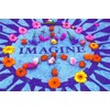 Imagine (John Lennon Memorial) Non-Flocked Blacklight Music Poster Print -