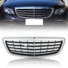 KARPAL Front Bumper Center Grille Chrome Grill Compatible with 2014-2020
