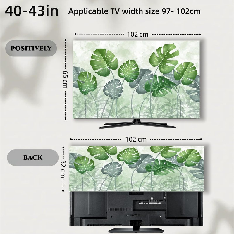 VBVARV TV Dust Cover,Polyester Microfiber Cloth Easy To Cover Your