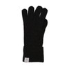 CASH-MERE.CH Elegant 100% cashmere gloves with pattern, touchscreen suitable for