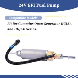 Getfarway 24V EFI Fuel Pump 149-2657 Compatible with Cummins Onan Generator HGJAA and HGJAD Series Replacement 01492657 1492657