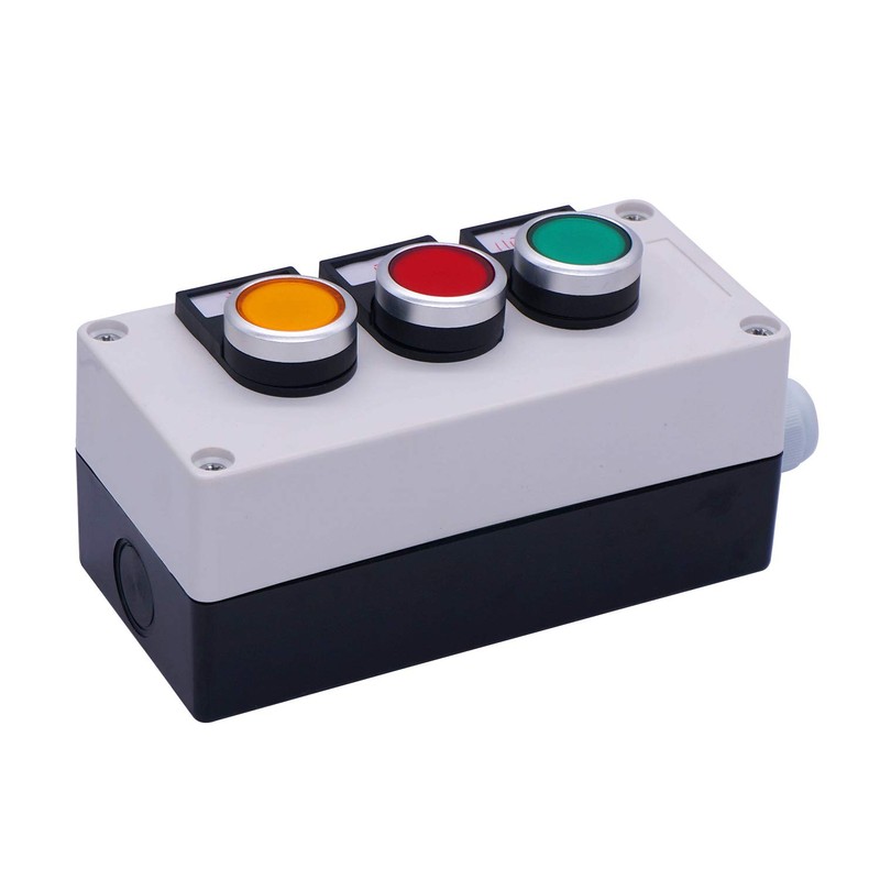 Taiss Momentary Push Button Switch Station 22mm 1NO 1NC Pushbutton