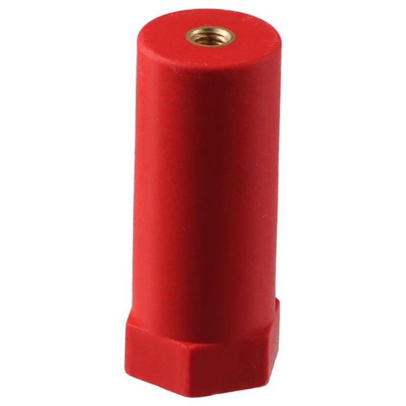 SSHHUI 5PCS Insulation Column Connection DMC Red Polyester Standoff Insulators