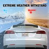 DuraTech Silicone License Plate Frames, Rust Proof Plate Cover for