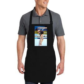 Perfect Process Catalina Ponor - Cotton Cooking Kitchen Apron PFP #GG97642, Black