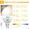 GU10 LED Light Bulbs, 50 Watt Halogen Equivalent, 4000K Natural