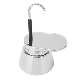 Single Spout Mocha Pot Stainless Steel Hand Pour Latte Classic Coffee Pot for Home Office 200ml