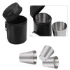 Spldsun Pack of 12 Hip Flask Mugs, Stainless Steel Cups,