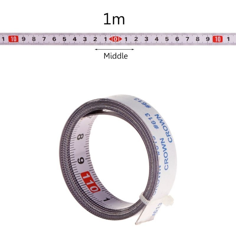 Stainless Steel Miter Track Tape Measure Self Adhesive Metric Scale