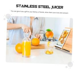 Alipis Lemon Squeezer for Home Citrus Juicer Household Fruit Press Mason Tin Fruit Press Kitchen Tool Fruit Press Fruit Press Made of Stainless Steel Hand Press Fruit Press