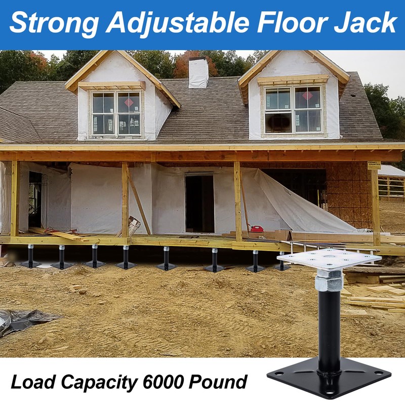 TTBDEHTK 8-Pack Adjustable 5"-8" House Jack for The Floor，Mini Screw