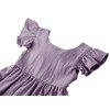 Dutebare Toddler Girls Dress Cotton Linen Ruffle Halter Sleeveless Kids