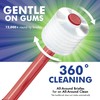 Brilliant Oral Care Adult Toothbrush with Soft Bristles, Round Head,