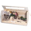 Hamster Cage Chewproof, 32" Wooden Guinea Pig Cage for Small