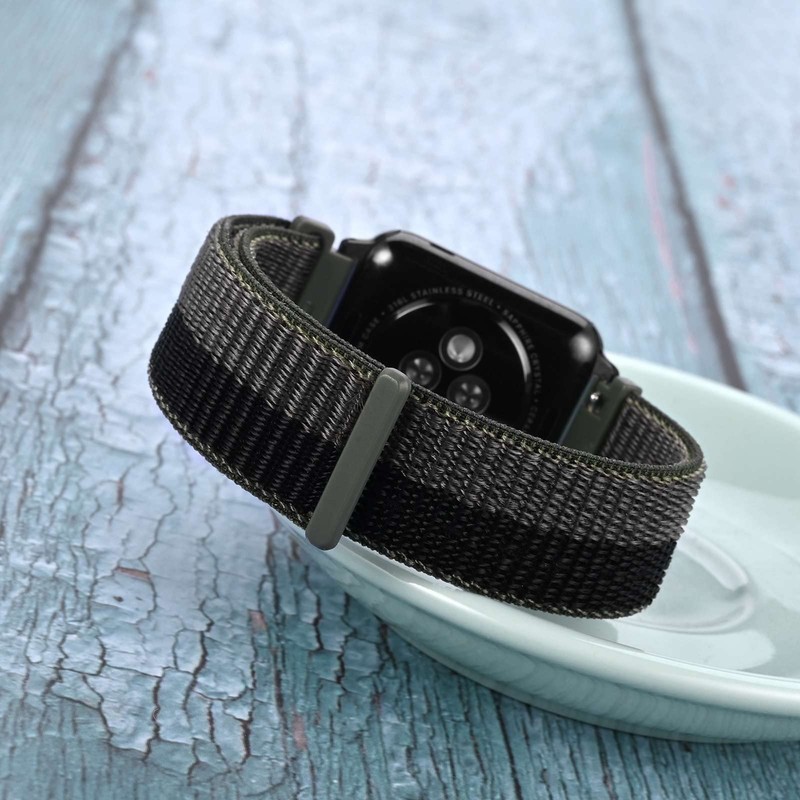 WOCCI 20mm Adjustable Nylon Watch Band, Quick Release Sport Loop