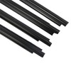 munirater 4Pcs Outside Part Weatherstrip Window Moulding Trim Seal Belt