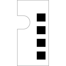 Gilbarco EN04002G005 ENCORE DISPLAY OVERLAY  - LEFT SIDE