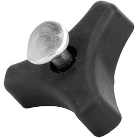 GANPUB 2 Sets Black Lawn Mower Handle Screws Triangle Handle Knob Nut Screws for Various Types of Lawn Machines Lawn Mower Handle Parts Lawn Mower Replacement Parts Attachment